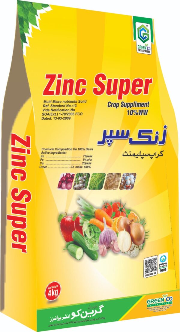 Zinc Super – Multi Micronutrient Crop Supplement (10% W/W)